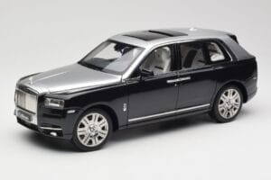 Rolls-Royce Cullinan Sort & Sølv OEM 1:18 ROLLS001 Metal