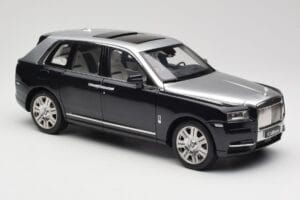 Rolls-Royce Cullinan Sort & Sølv OEM 1:18 ROLLS001 Metal — billede 6 af 8
