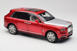 Rolls-Royce Cullinan Rød Med Shadow Wheels OEM 1:18 028-18A Metal — billede 6 af 8