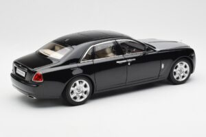 Rolls-Royce Ghost Sort & Sølv Kyosho 1:18 008802BKS2 Metal — billede 3 af 8