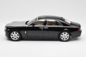Rolls-Royce Ghost Sort & Sølv Kyosho 1:18 008802BKS2 Metal — billede 4 af 8
