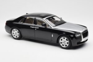 Rolls-Royce Ghost Sort & Sølv Kyosho 1:18 008802BKS2 Metal — billede 6 af 8