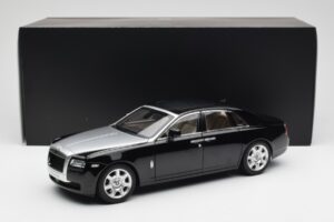Rolls-Royce Ghost Sort & Sølv Kyosho 1:18 008802BKS2 Metal — billede 8 af 8