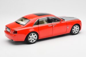 Rolls-Royce Ghost Rød & Sølv Kyosho 1:18 008802RS Metal — billede 3 af 8