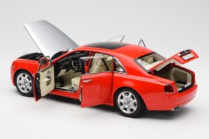 Rolls-Royce Ghost Rød & Sølv Kyosho 1:18 008802RS Metal — billede 5 af 8