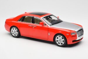 Rolls-Royce Ghost Rød & Sølv Kyosho 1:18 008802RS Metal — billede 6 af 8