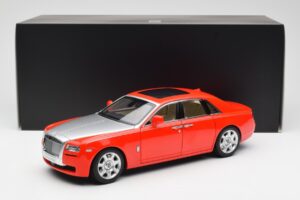 Rolls-Royce Ghost Rød & Sølv Kyosho 1:18 008802RS Metal — billede 8 af 8