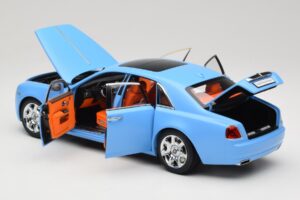 Rolls-Royce Ghost Series I Lysblå Kyosho 1:18 08802LB Metal — billede 5 af 8