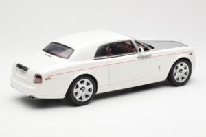 Rolls-Royce Phantom Coupe English Hvid Sølv Kyosho 1:18 08861EW Metal — billede 3 af 8