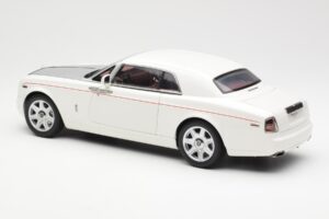 Rolls-Royce Phantom Coupe English Hvid Sølv Kyosho 1:18 08861EW Metal — billede 7 af 8