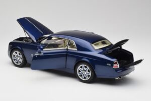 Rolls-Royce Phantom Coupe Metropolitan Blå Kyosho 1:18 08862BLM Metal — billede 5 af 8