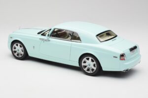 Rolls-Royce Phantom Coupe Turchese Blå Kyosho 1:18 08862TBL Metal — billede 7 af 8