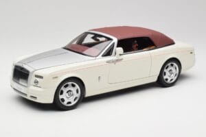 Rolls-Royce Phantom Drophead Coupe English Hvid Kyosho 1:18 08871EW2 Metal — billede 3 af 10