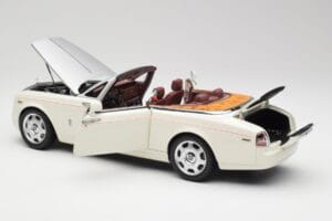 Rolls-Royce Phantom Drophead Coupe English Hvid Kyosho 1:18 08871EW2 Metal — billede 7 af 10