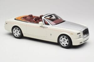 Rolls-Royce Phantom Drophead Coupe English Hvid Kyosho 1:18 08871EW2 Metal — billede 8 af 10