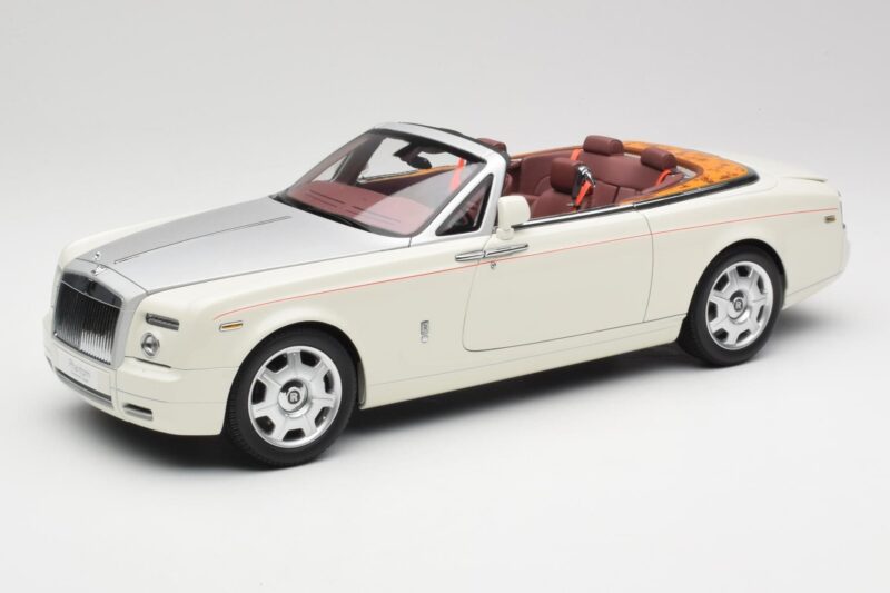 Rolls-Royce Phantom Drophead Coupe English Hvid Kyosho 1:18 08871EW2 Metal