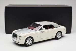 Rolls-Royce Phantom Drophead Coupe English Hvid Kyosho 1:18 08871EW2 Metal — billede 10 af 10