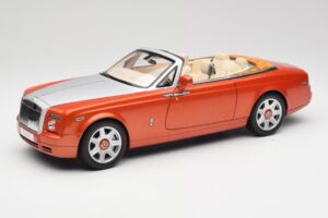 Rolls-Royce Phantom Drophead Coupe Mandarin Orange Kyosho 1:18 08871P Metal