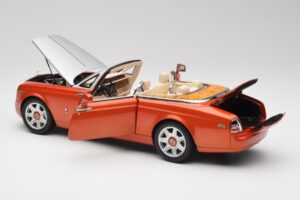 Rolls-Royce Phantom Drophead Coupe Mandarin Orange Kyosho 1:18 08871P Metal — billede 7 af 10