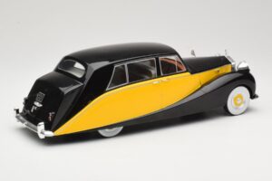 Rolls-Royce Silver Wraith Empress by Hooper Sort & Gul MCG 1:18 MCG18066 Metal — billede 2 af 6