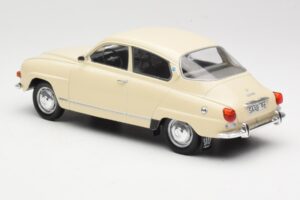 Saab 96 V4 Beige MCG 1:18 MCG18059 Metal — billede 5 af 6