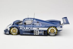 Sauber Mercedes C9 Kouros Racing #61 M. Thackwell / H. Pescarolo 24 Hours of Le Mans 1987 Minichamps 1:18 155873561 Metal — billede 3 af 6