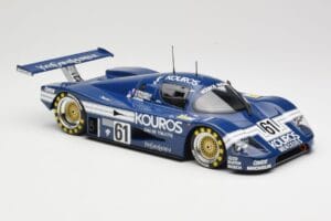 Sauber Mercedes C9 Kouros Racing #61 M. Thackwell / H. Pescarolo 24 Hours of Le Mans 1987 Minichamps 1:18 155873561 Metal — billede 4 af 6