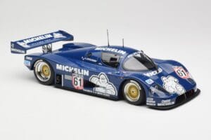 Sauber Mercedes C9 Michelin #61 J-L. Schlesser Winner ADAC Supersprint 1987 Minichamps 1:18 155873581 Metal — billede 4 af 6