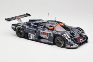 Sauber Mercedes C9 #61 M. Baldi / J. Weaver / J. Mass 24 Hours of Le Mans 1988 Minichamps 1:18 155883561 Metal — billede 4 af 6