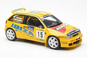 SEAT Ibiza Kit Car Evo 2 #15 H. Rovanpera / R. Pietilanen Rally Monte Carlo 1998 Otto 1:18 OT445 Resin — billede 4 af 6