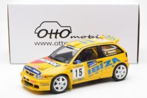 SEAT Ibiza Kit Car Evo 2 #15 H. Rovanpera / R. Pietilanen Rally Monte Carlo 1998 Otto 1:18 OT445 Resin — billede 6 af 6