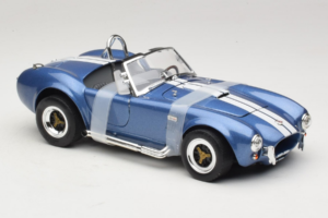 Shelby Cobra 427 S/C Blå Hvid Stribe Road Signature 1:18 92058-P2 Metal — billede 4 af 6