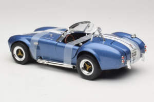 Shelby Cobra 427 S/C Blå Hvid Stribe Road Signature 1:18 92058-P2 Metal — billede 5 af 6