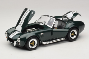 Shelby Cobra 427 S/C Mørkegrøn Hvide Striber Road Signature 1:18 92058-P1 Metal — billede 2 af 8