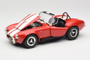 Shelby Cobra 427 S/C Guardsman Red ERTL 1:18 7369 Metal — billede 2 af 8