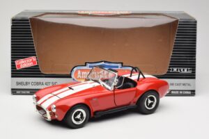 Shelby Cobra 427 S/C Guardsman Red ERTL 1:18 7369 Metal — billede 8 af 8