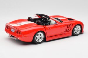 Shelby Series 1 Cabriolet Rød Bburago 1:18 3353 Metal — billede 3 af 8