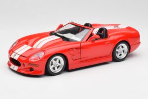 Shelby Series 1 Cabriolet Rød Bburago 1:18 3353 Metal