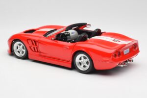 Shelby Series 1 Cabriolet Rød Bburago 1:18 3353 Metal — billede 7 af 8