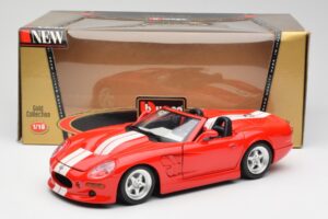 Shelby Series 1 Cabriolet Rød Bburago 1:18 3353 Metal — billede 8 af 8