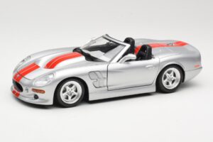 Shelby Series 1 Sølv Bburago 1:18 3323 Metal