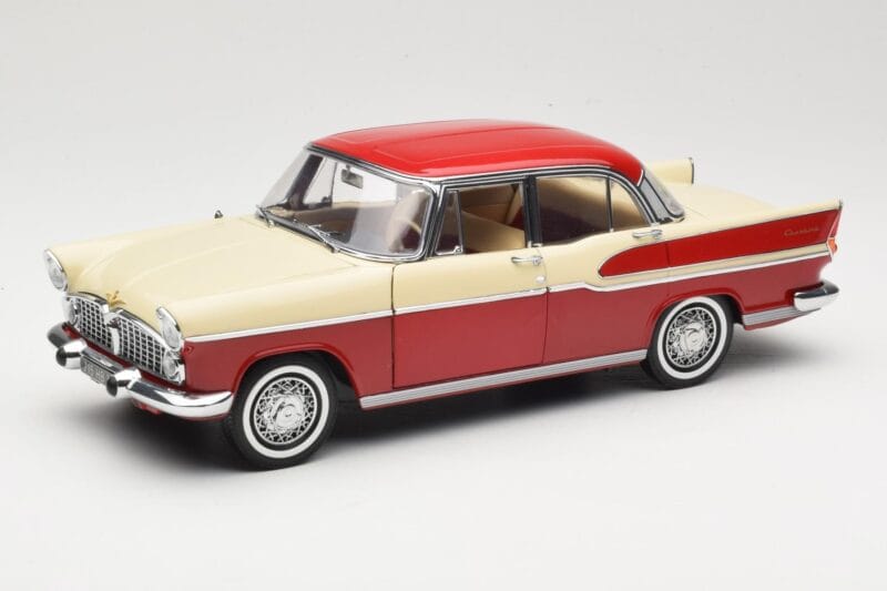 Simca Chambord Rød & Elfenben Norev 1:18 185721 Metal
