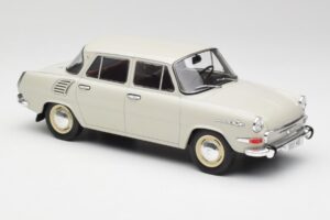 Skoda 1000 MB Grå & Hvid MCG 1:18 MCG18275 Metal — billede 4 af 6