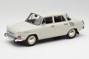 Skoda 1000 MB Grå & Hvid MCG 1:18 MCG18275 Metal