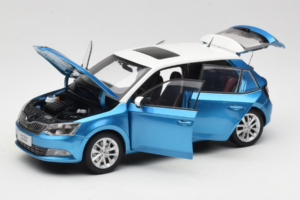 Skoda Fabia Mk3 Blå OEM 1:18 ZSF000004BLA Metal — billede 2 af 8