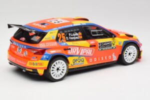 Skoda Fabia Rally2 #25 P. Lopez Rally Monte Carlo 2024 IXO 1:18 18RMC199 Metal — billede 2 af 6