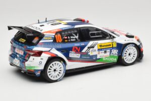 Skoda Fabia Rally2 #10 S. Wagner / G. Winter Barum Czech Rally Zlín 2024 IXO 1:18 18RMC221 Metal — billede 2 af 6
