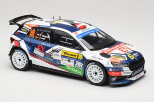 Skoda Fabia Rally2 #10 S. Wagner / G. Winter Barum Czech Rally Zlín 2024 IXO 1:18 18RMC221 Metal — billede 4 af 6