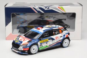 Skoda Fabia Rally2 #10 S. Wagner / G. Winter Barum Czech Rally Zlín 2024 IXO 1:18 18RMC221 Metal — billede 6 af 6