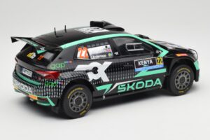 Skoda Fabia Rally2 #22 Toksport G. Greensmith / J. Andersson Safari Rally Kenya 2024 IXO 1:18 18RMC209 Metal — billede 2 af 6